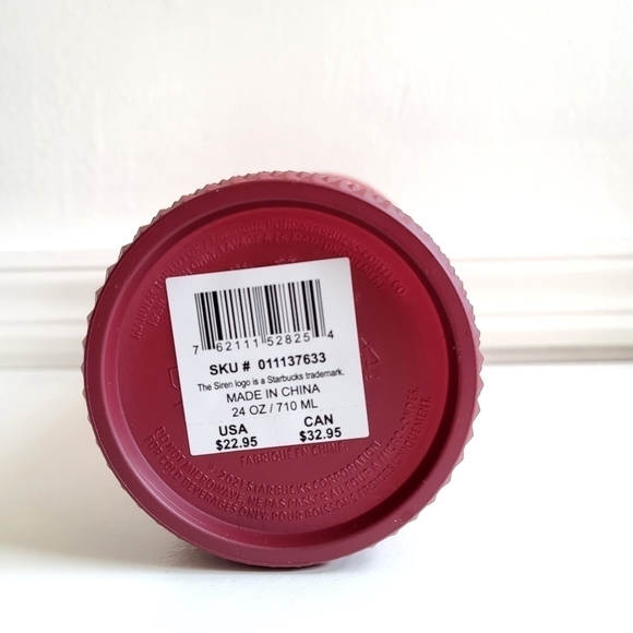 New Starbucks Holiday 2022 Waxberry Barbiecore Pink Gradient Ombré Bling Tumbler - Picture 4 of 4